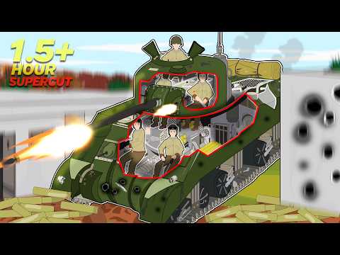 Life Inside The Most Legendary Tanks (Cross Sections) - Supercut