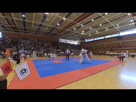 VI IFK WORLD CHAMPIONSHIP KYOKUSHIN KARATE  Emma Markwell (Great Britain) vs Amber Lindblom (Sweden)