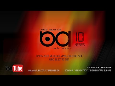 Bass Agenda 10 Year Anniversary with w1b0 and UMEK/Zeta Reticula