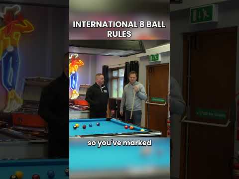 International 8 Ball Rules - Mark the cushion#8ball #pool #8ballpool #ultimatepool #billiards