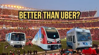 How to get to Levi's Stadium from SFO on Transit