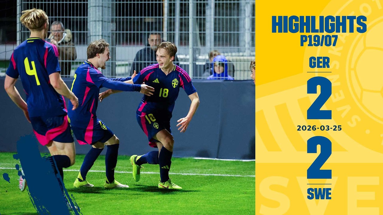 Germany U19 vs Sweden U19 Highlights