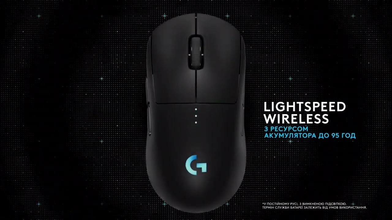 Бездротова ігрова миша Logitech PRO 2 Lightspeed - White EER video preview