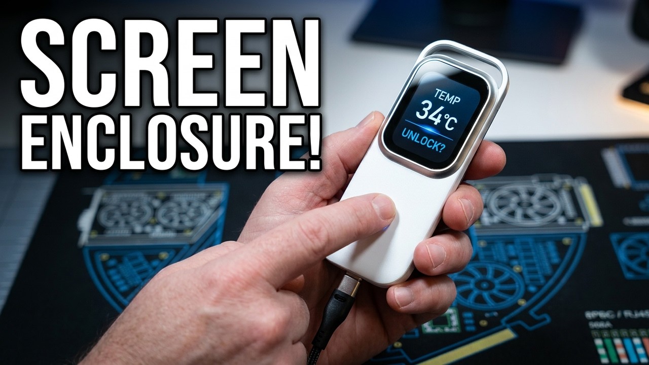 This SSD Enclosure Has A Touchscreen?! (Movespeed AC10)