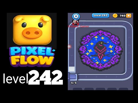 Pixel Flow Level 242 Walkthrough