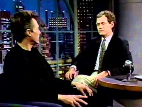 Christopher Walken on Letterman