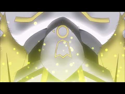 HolyAngemon and AngeWomon Mega Digivolve