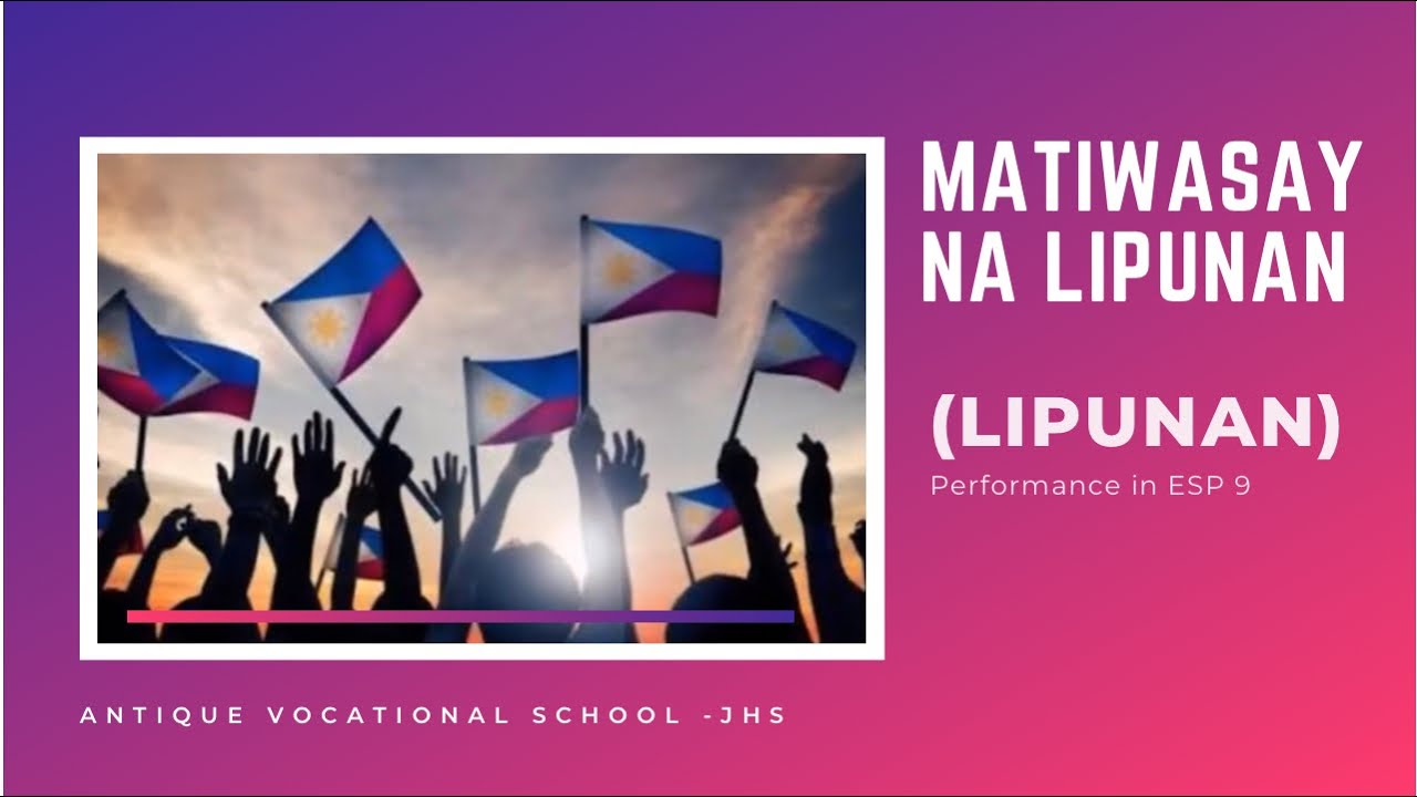 ESP 9: MATIWASAY NA LIPUNAN | JOEWEN RAY