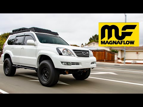 Lexus GX470 Magnaflow Exhaust Install + SOUND CLIPS!