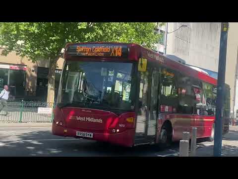 National Express West Midlands Scania Omnilink 1872 Bus Route X14 Sutton Coldfield