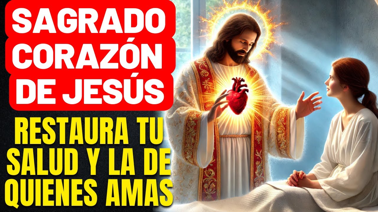 PARA DOLORES Y ENFERMEDADES DIFICILES-SANACION PARA TI Y SUS SERES QUERIDOS-SAGRADO CORAZON DE JESUS