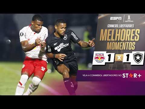 Gols e lances de Red Bull Bragantino x Botafogo