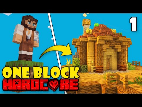Minecraft One Block Skyblock, but its HARDCORE - Episode 1