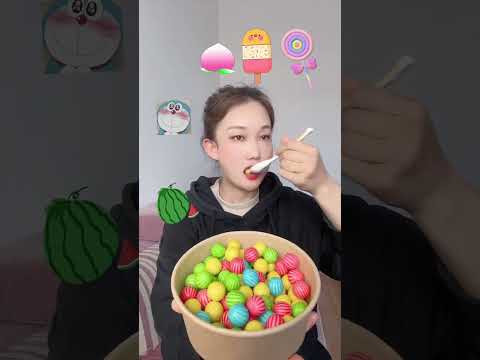 The challenge of eating emoticon pack with gourmet girl #322