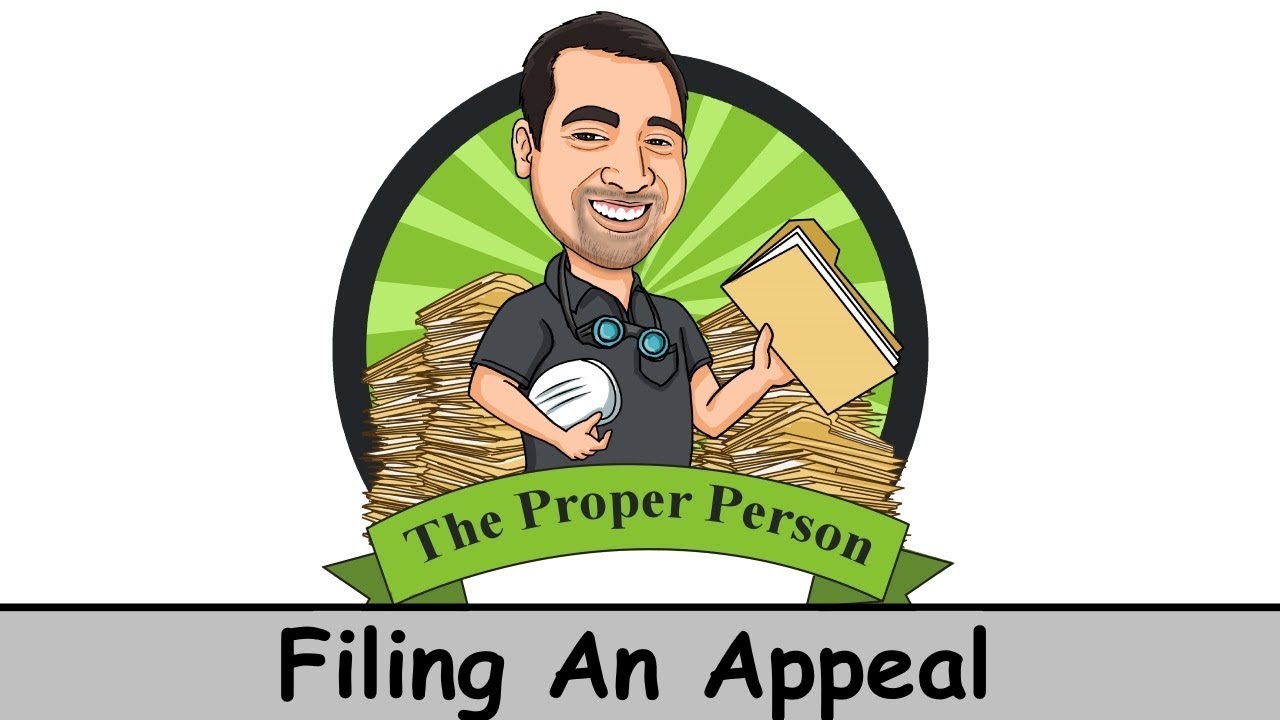 Legal Nuts And Bolts: Filing An Appeal