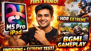 BGMI on ipad M5 Pro 🔥 Unboxing & First Gameplay Experience