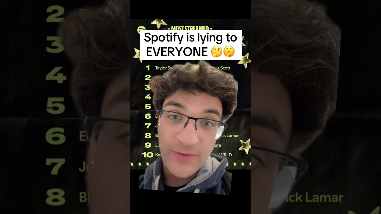 Spotify is LYING to EVERYONE… 🤫 #shorts