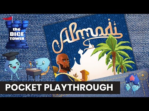 Almadi Board Game - Pocket Playthrough with Stella & Tarrant