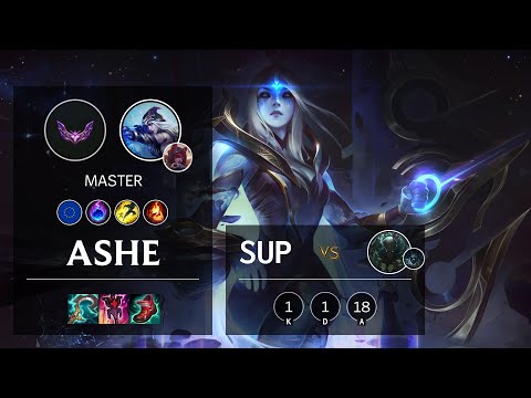 Ashe Support vs Pyke - EUW Master Patch 12.5