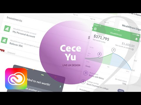 Live UI/UX Design with Cece Yu 2/2 | Adobe Creative Cloud