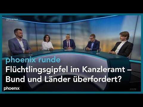 phoenix runde Flüchtlingsgipfel im Kanzleramt – Bund und Länder überfordert?