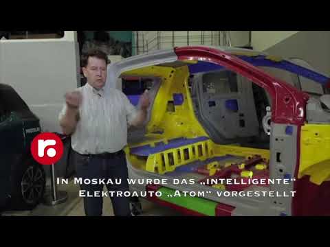 In Moskau wurde das „intelligente“ Elektroauto „Atom“ vorgestellt