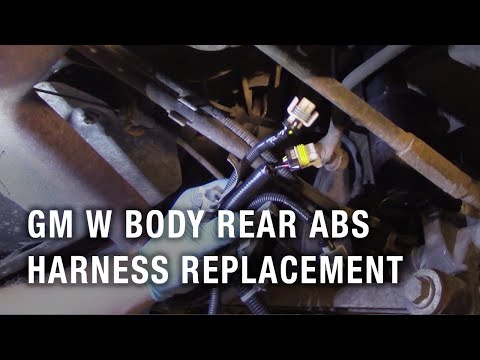 GM W Body Rear ABS Harness Replacement