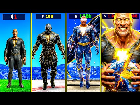 $1 BLACK ADAM to $1,000,000,000 BLACK ADAM in GTA 5