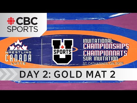 U Sports Wrestling: WCL Invitational Championships - Gold Medal Matches Mat 2 | #CBCSports
