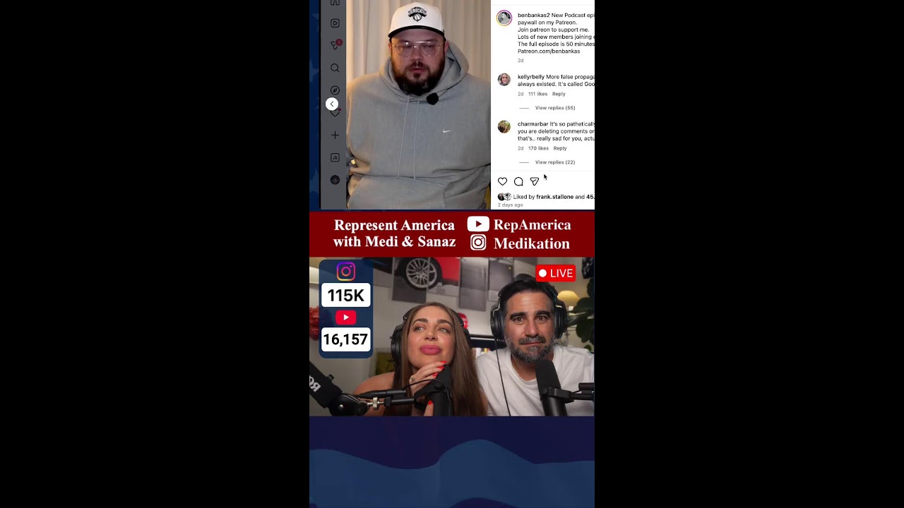 LIVE - Represent America with Medi and Sanaz 📱