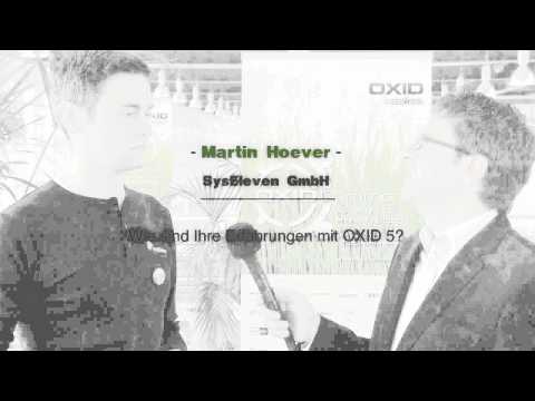 OXID Commons 2013 - Interview mit Martin Hoever (SysEleven GmbH)