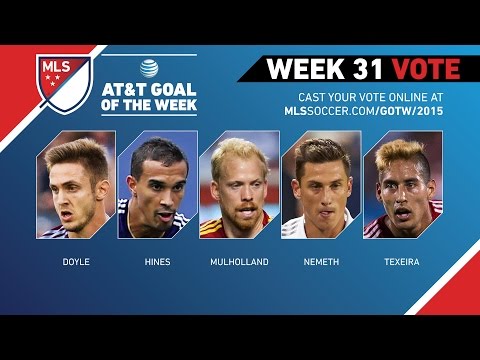 Top 5 MLS Goals | AT&T Goal of the Week (Wk 31)