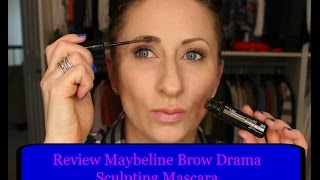 Review Demo Maybelline Brow Drama Sculpting Mascara LisaSz09