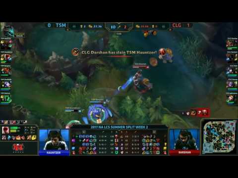 Highlights CLG vs TSM - NA LCS Summer 2017 - Game 2