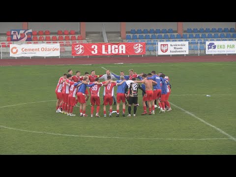 WISŁA SANDOMIERZ - SOKÓŁ SIENIAWA 3:2 (1:2) -  FRAGMENTY MECZU I KOMENTARZE TRENERÓW