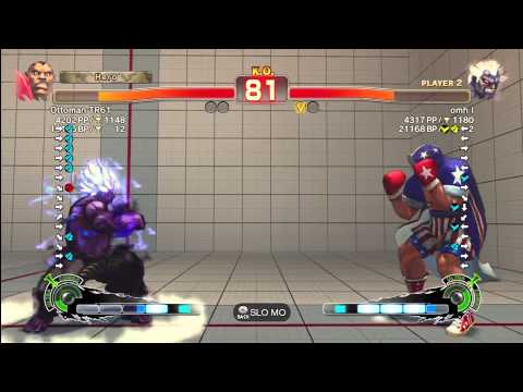 Ottoman TR61 [Balrog] vs omh I [Oni] SSF4 Arcade Edition