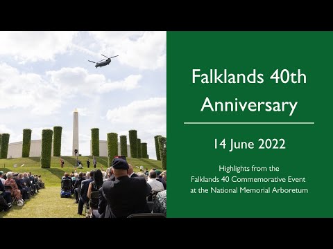 Falklands 40th Anniversary at The National Memorial Arboretum | The Royal British Legion