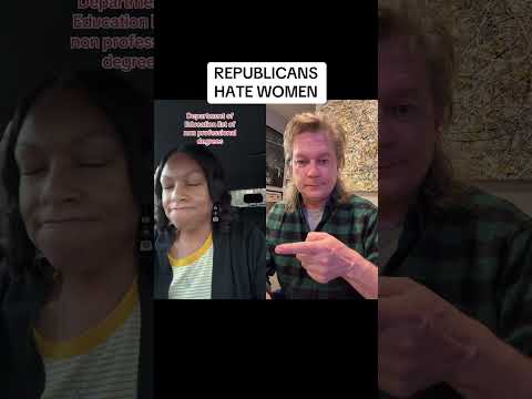 REPUBLICANS HATE WOMEN #duet #departmentofeducation #professional #degrees #maga #trump #nurse #PT