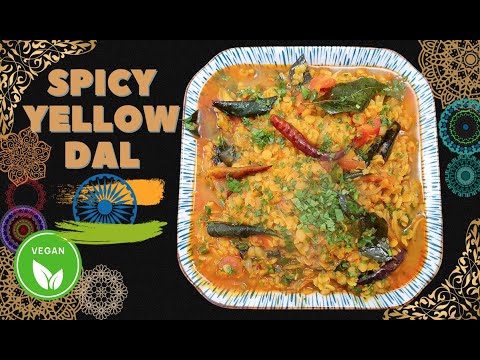 How To Make Indian Dal | Yellow Dal | Vegan Recipes