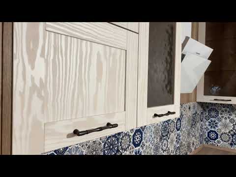 Odissey | Кухня в классическом стиле с фасадами Cleaf TSS корпусом из ЛДСП Egger Дуб Галифакс Табак