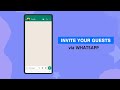 WeSnapThat - How to share an event invite by WhatsApp