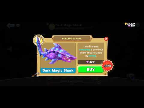 I got the Dark Magic Shark! | Hungry Shark World