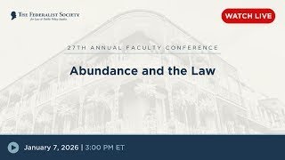 Click to play: Panel: Abundance and the Law