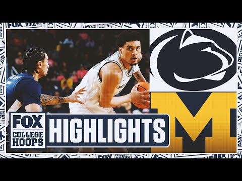 Penn State Nittany Lions vs. No. 2 Michigan Wolverines Highlights 🏀 FOX College Hoops