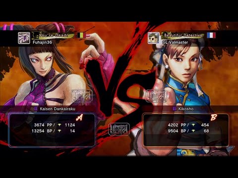 Fuhajin36 [Juri] vs GL valmaster [Chun li] USF4