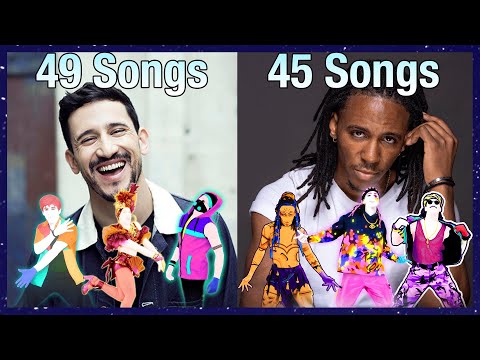 TOP 10 MALE DANCERS with MORE PERFORMED Songs on JUST DANCE
