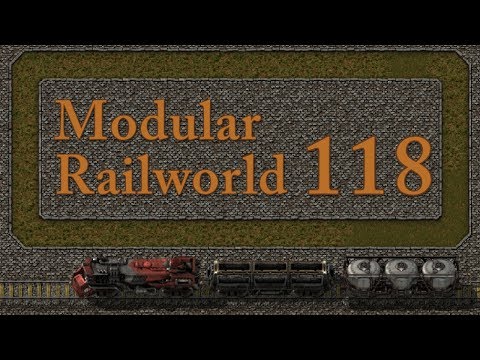 Factorio Modular Railworld #118 - More Wall and More Killing