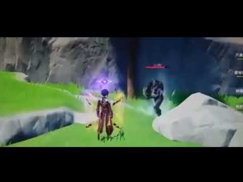 Shadowy husk shield healing #genshinimpact