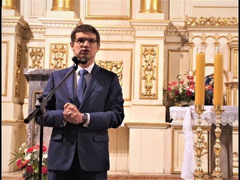 Przywitanie - Wójt Gminy Tymbark dr  Paweł Ptaszek