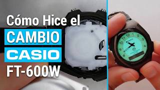 How and Why I Changed the Battery to the CASIO FT-600W Forester Analog Watch